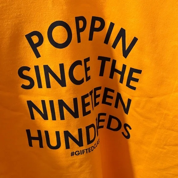 Yellow Graphic Oversized Sweatshirt (Unisex) - Picture 2 of 4